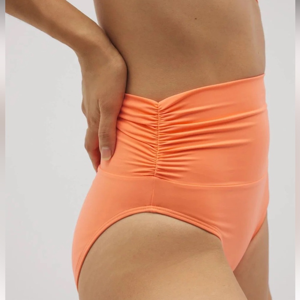 High-Waisted Orange Bikini Bottom size M